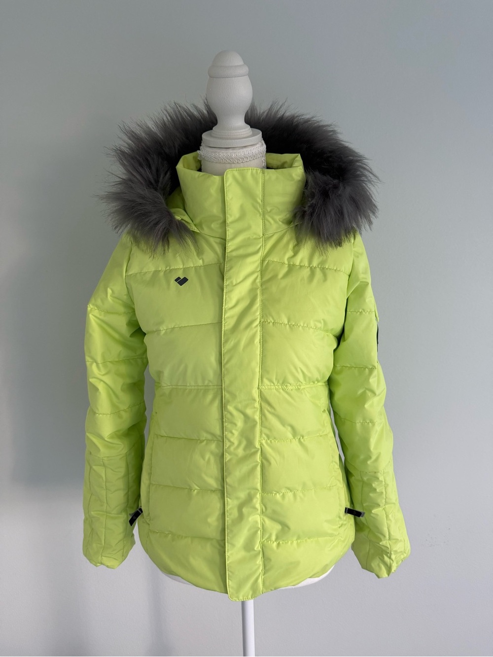 Obermeyer Girls Meghan Ski Jacket, Insulated, Neon Lime, Teen 10-12